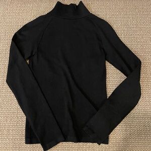 Intimately Free People Black Open Back Long Sleeve Bodycon Top Size XS / S